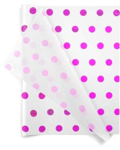 Hot Pink Hotspots Tissue Paper