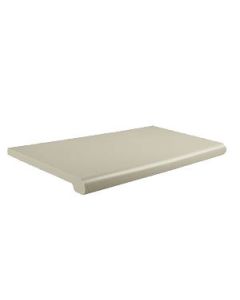 Bull Nose Shelving in Solid Colors, Almond, 13" x 48"