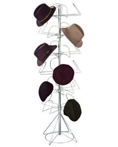 Men's Floor Display, 24-Hat Rack