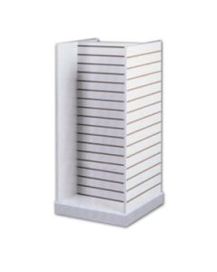 White, Slatwall Ready To Assemble H Unit Display 