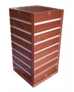 Cherry, Slatwall Spinning Countertop Display 