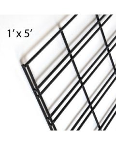 Matte Black Slatgrid Panels, 1' x 5'