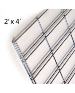 Chrome Slatgrid Panels, 2' x 4'