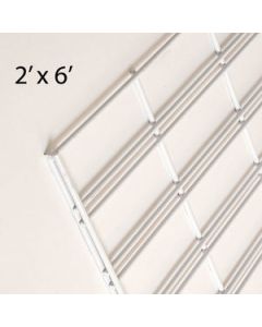 White Slatgrid Panels, 2' x 6'