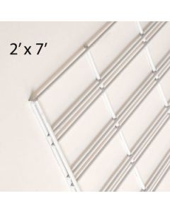 White Slatgrid Panels, 2' x 7'