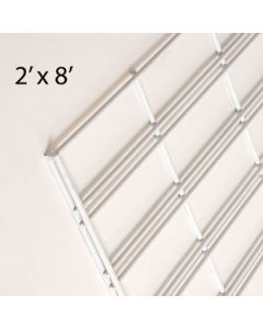 White Slatgrid Panels, 2' x 8'