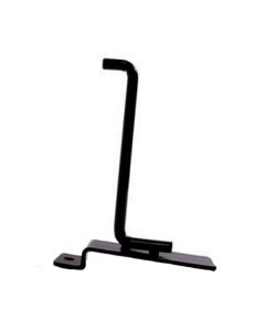 4" Black, Heavy duty slatwall hook with 90 deg. Tip