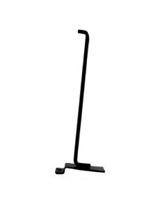 9" Black, Heavy duty slatwall hook with 90 deg. Tip
