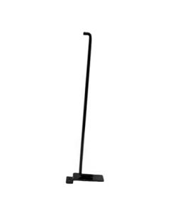 12" Black, Heavy duty slatwall hook with 90 deg. Tip