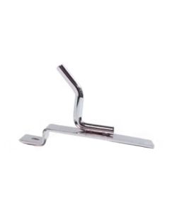 1" Chrome, Heavy duty slatwall hook with 45 deg. Tip