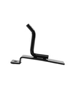 2" Black, Heavy duty slatwall hook with 45 deg. Tip