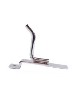 2" Chrome, Heavy duty slatwall hook with 45 deg. Tip