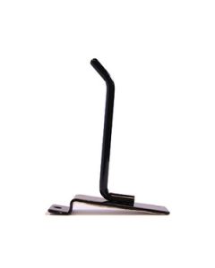 4" Black, Heavy duty slatwall hook with 45 deg. Tip