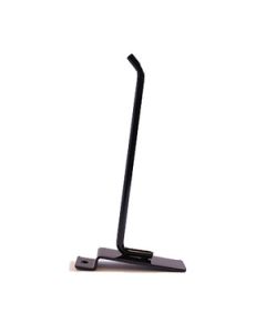 6" Black, Heavy duty slatwall hook with 45 deg. Tip