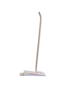 8" White, Heavy duty slatwall hook with 45 deg. Tip