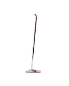 12" Chrome, Heavy duty slatwall hook with 45 deg. Tip