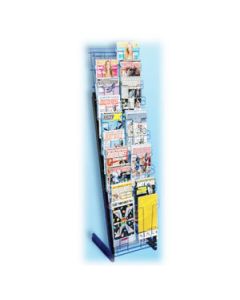 Black 20 Pocket Magazine Merchandiser