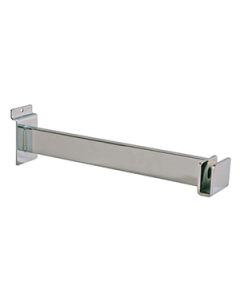12" Merchandising bar brackets for Slatwall or Slatgrid