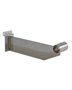 12" Hangrod Bracket with Spring Clamp for Slatwall