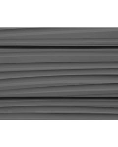 3D Textured Slatwall, Nu Wave - Grey