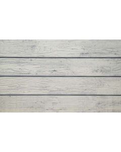 3D Textured Wall Panels, Wood Formed Concrete, White