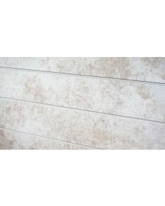 3D Textured Wall Panels, Cement, Bleached