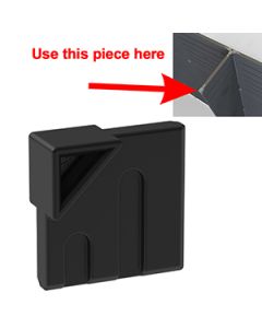 GOGO Part Top End Connector, Black