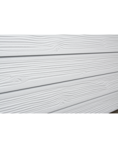 3D Barnwood Textured Slatwall, White