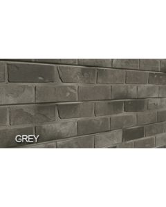 3D Bricks Textured Slatwall , Grey