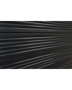 3D Linear Wave Textured Slatwall, Black