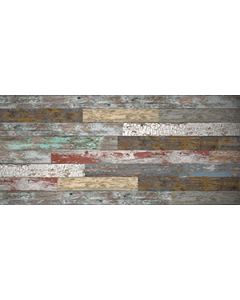 3D Textured Slatwall, Old Paint Mixed B