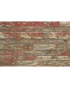 3D Textured Slatwall, Old Paint Red