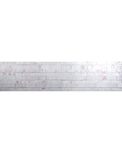 3D Wall Panels, Brick Old Paint White