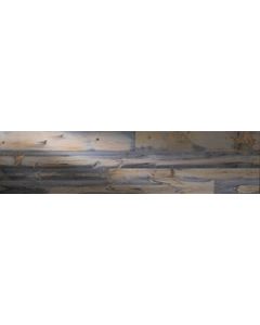 3D Wall Panels, Blue Stained Pine