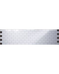 3D Wall Panels, Subway Tile White