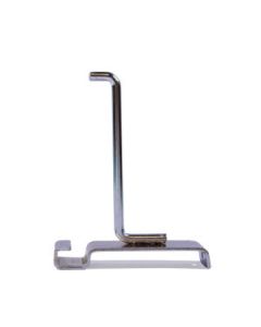4" Chrome, Gridwall Heavy Duty Hook, 90 deg.tip