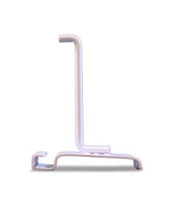 4" White, Gridwall Heavy Duty Hook, 90 deg.tip