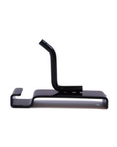 2" Black, Gridwall Heavy Duty Hook, 45 deg.tip