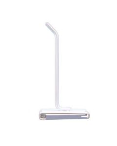 6" White, Gridwall Heavy Duty Hook, 45 deg.tip