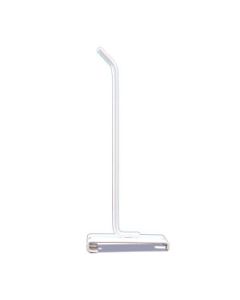 8" White, Gridwall Heavy Duty Hook, 45 deg.tip
