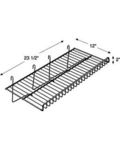 Gridwall Flat Wire Shelves, 24" x 12"