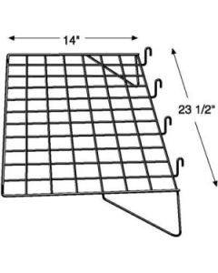 Gridwall Flat Wire Shelves, 23" x 14"