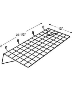 Gridwall Flat Wire Shelves, 24" x 12"