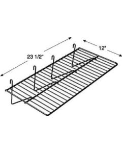 Gridwall Flat Wire Shelves, 24" x 12"