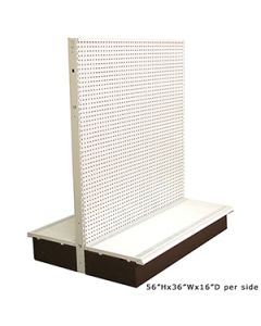 36" Add-on Aisle Gondola Shelving Unit