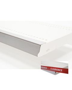 Clear Sign Holder, Gondola Shelves
