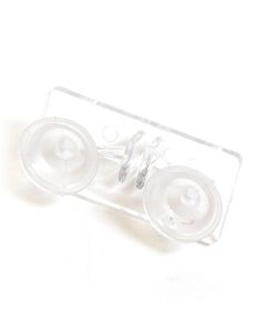 Shelf Rest with Rubber Buttons, for 1/4" brackets & Glass Shelves