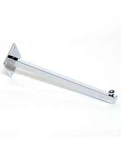 12" Square Tube Straight Arm Bracket, Wallmount