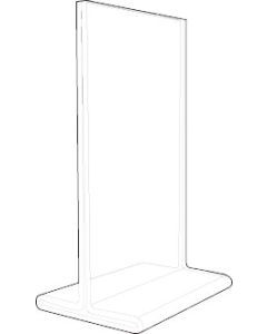 Acrylic Two Sided, Top Loading Sign Holder, 3-1/2" x 5-1/2"