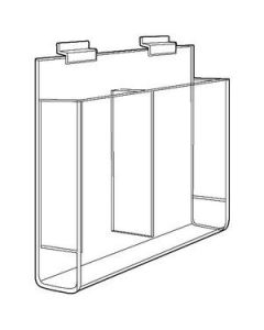 Acrylic 2-Pocket Delux Brochure Holders, 8" x 11"